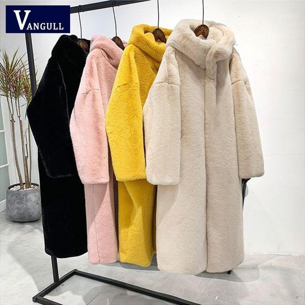 vangull winter women faux fur coat luxury long fur coat loose hooded overcoat thick warm female plush coats1, Black
vangull winter women faux fur coat luxury long fur coat loose hooded overcoat thick warm female plush coats1, Black