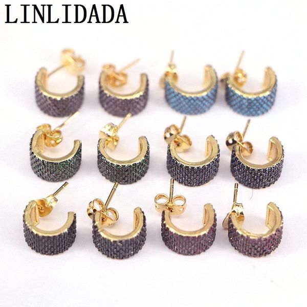 stud 5pairs, rainbow zirconia earrings for women gold filled c shape colorful cz micro pave fashion jewelry, Golden;silver
stud 5pairs, rainbow zirconia earrings for women gold filled c shape colorful cz micro pave fashion jewelry, Golden;silver