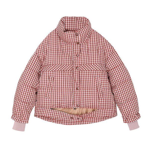 2021 new downwomen's cotton dress winter light short checked cotton-paddedjacket, Black
2021 new downwomen's cotton dress winter light short checked cotton-paddedjacket, Black