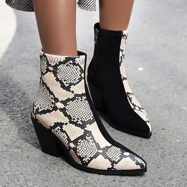 boots aiweiyi snake print women ankle pointed toe footwear thick high heels female shoes woman 2021 snakeskin booties1, Black
boots aiweiyi snake print women ankle pointed toe footwear thick high heels female shoes woman 2021 snakeskin booties1, Black