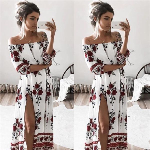 women ladies clothing dress chiffon floral long sleeve party flower casual long maxi dresses women summer sundress, Black;gray
women ladies clothing dress chiffon floral long sleeve party flower casual long maxi dresses women summer sundress, Black;gray