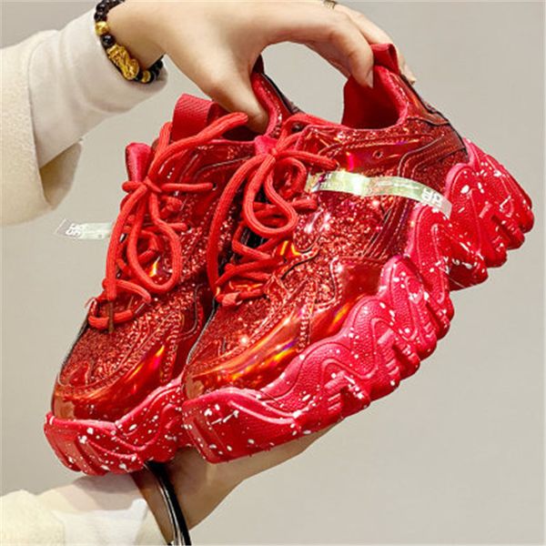 2021 new woman bling sequins cloth high-quality parent trainers comfortable casual shoes femme basket xz93, Black;white
2021 new woman bling sequins cloth high-quality parent trainers comfortable casual shoes femme basket xz93, Black;white
