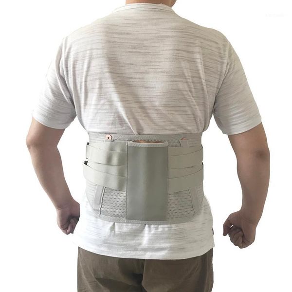 waist support lower back belt orthopedic lumbar corsets with 4-steel straps for spine corrector brace men1, Black;gray
waist support lower back belt orthopedic lumbar corsets with 4-steel straps for spine corrector brace men1, Black;gray