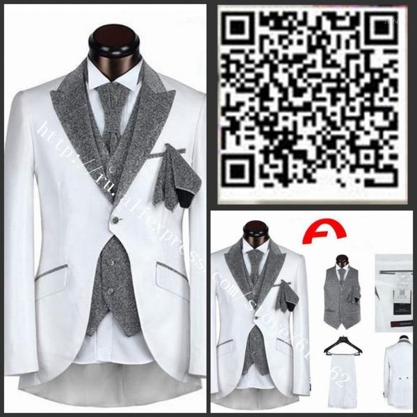 italy brand men 5pcs swallow-tailed wedding suit high-end tuxedos wedding suits black/white/silver/mens prom suits/novios boda1, White;black
italy brand men 5pcs swallow-tailed wedding suit high-end tuxedos wedding suits black/white/silver/mens prom suits/novios boda1, White;black