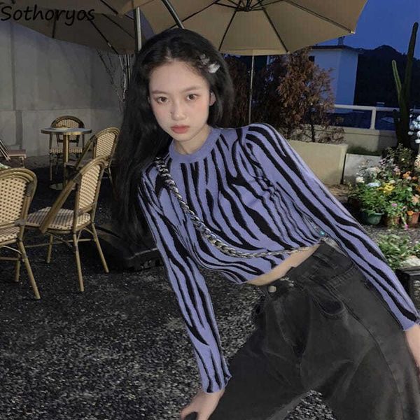 women's sweaters women pullovers sweater zebra print o-neck crop sweet females leisure chic trendy vintage all-match cool street we, White;black
women's sweaters women pullovers sweater zebra print o-neck crop sweet females leisure chic trendy vintage all-match cool street we, White;black