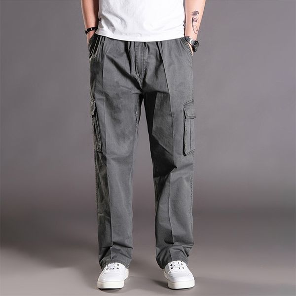 thoshine brand spring autumn men casual cargo pants 95% cotton multiple pockets male thin trousers loose plus size oversize 201118, Black
thoshine brand spring autumn men casual cargo pants 95% cotton multiple pockets male thin trousers loose plus size oversize 201118, Black