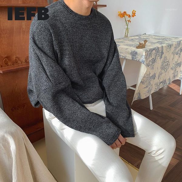 iefb autumn winter crew neck sweater men's loose warm kintwear korean fashion pullover bottoming clothes for male 9y45701, White;black
iefb autumn winter crew neck sweater men's loose warm kintwear korean fashion pullover bottoming clothes for male 9y45701, White;black