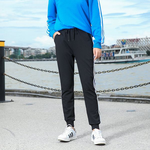 running sports loose straight tube spring autumn casual harem men's wear pants three bar leggings, Black
running sports loose straight tube spring autumn casual harem men's wear pants three bar leggings, Black