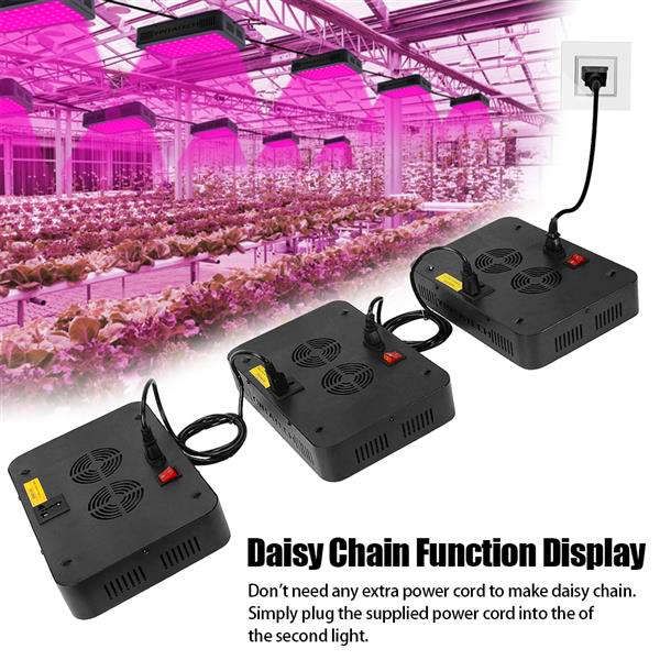 1000w 100*10w full spectrum 3030 lamp bead plant lamp single control black premium material grow lights
1000w 100*10w full spectrum 3030 lamp bead plant lamp single control black premium material grow lights