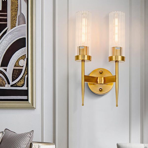 wall lamp modern stylish double-headed column glass have gold sconce indoor light for bedroom living room sofa walls lighting
wall lamp modern stylish double-headed column glass have gold sconce indoor light for bedroom living room sofa walls lighting