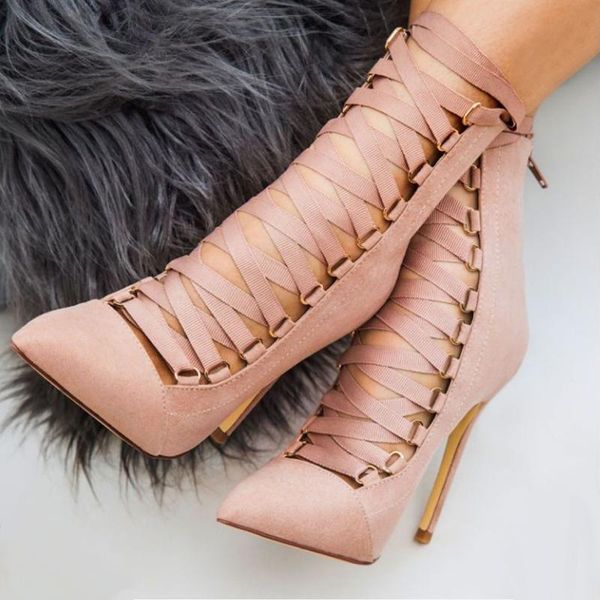 boots pink high heels autumn for women fashion lace up pointed toe ankle black heel botas feminina
boots pink high heels autumn for women fashion lace up pointed toe ankle black heel botas feminina