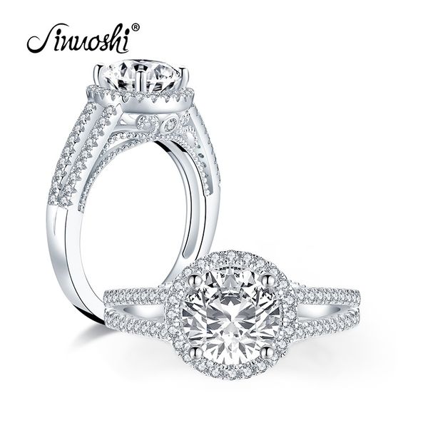 ainuoshi luxury 925 sterling silver 2.0 ct round cut halo ring engagement simulated diamond girls wedding silver rings jewelry y200106, Slivery;golden
ainuoshi luxury 925 sterling silver 2.0 ct round cut halo ring engagement simulated diamond girls wedding silver rings jewelry y200106, Slivery;golden