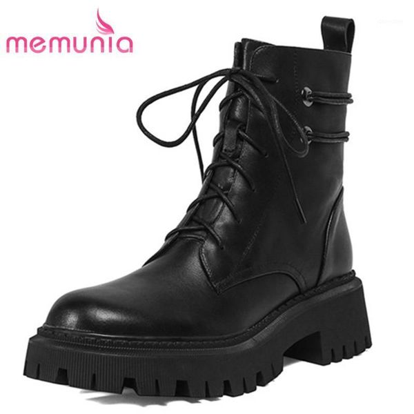 boots memunia 2021 genuine leather ankle for women cross tied square heel fashion shoes cool motorcycle women1, Black
boots memunia 2021 genuine leather ankle for women cross tied square heel fashion shoes cool motorcycle women1, Black
