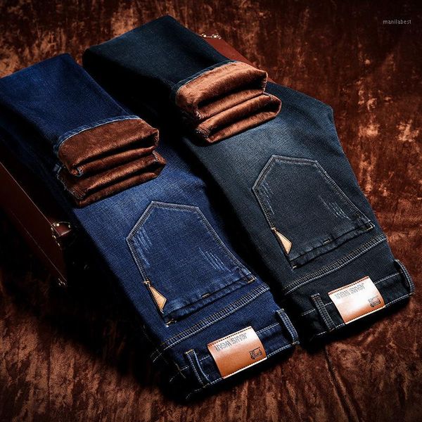 winter warm fleece men's jeans thick stretch denim jean straight male brand cotton pants large size 28-42 trousers1, Blue
winter warm fleece men's jeans thick stretch denim jean straight male brand cotton pants large size 28-42 trousers1, Blue