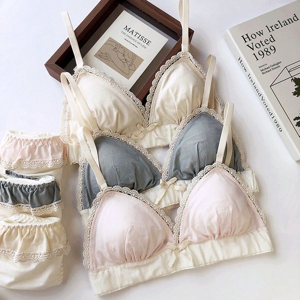 wriufred retro cotton wire bra sets lace lingerie set triangle cup women bra underpants suit girl cute bow underwear lj201031, Red;black
wriufred retro cotton wire bra sets lace lingerie set triangle cup women bra underpants suit girl cute bow underwear lj201031, Red;black