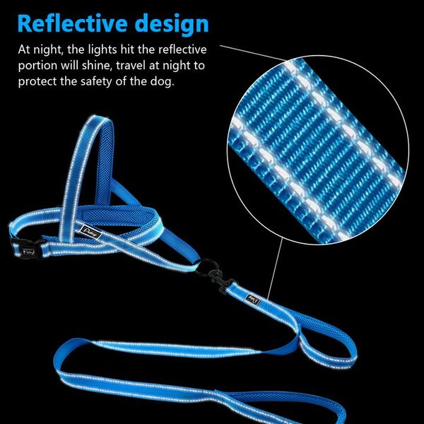 no pull reflective dog harness leash set pet vest lead for small meduim large dogs perfect for daily training walki bbyerq
no pull reflective dog harness leash set pet vest lead for small meduim large dogs perfect for daily training walki bbyerq