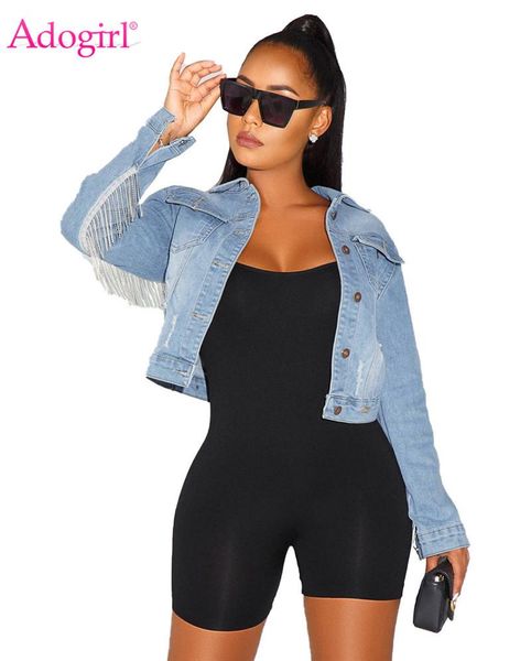 women's jackets adogirl tassel accent short jeans jacket turn down collar long sleeve button pockets vintage coat women fashion denim o, Black;brown
women's jackets adogirl tassel accent short jeans jacket turn down collar long sleeve button pockets vintage coat women fashion denim o, Black;brown