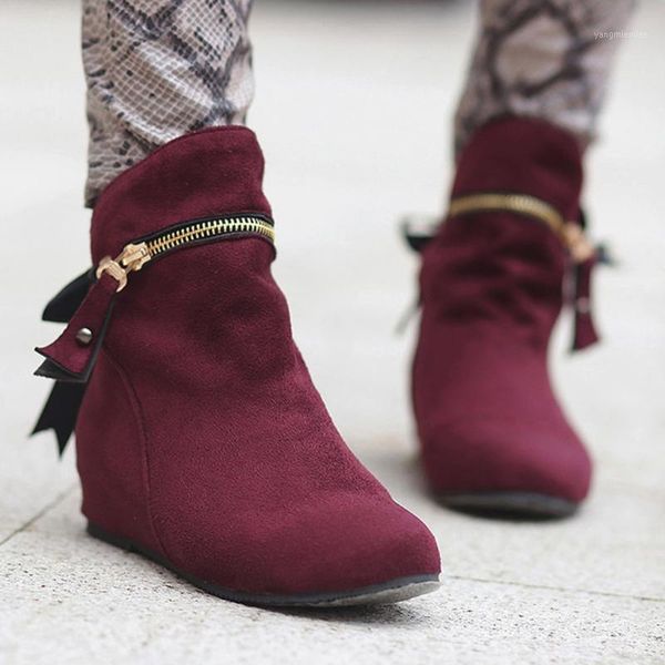 boots women 2020 fashion ankle boots for women wedges winter shoes zipper casual size 35-43 botas mujer1, Black
boots women 2020 fashion ankle boots for women wedges winter shoes zipper casual size 35-43 botas mujer1, Black