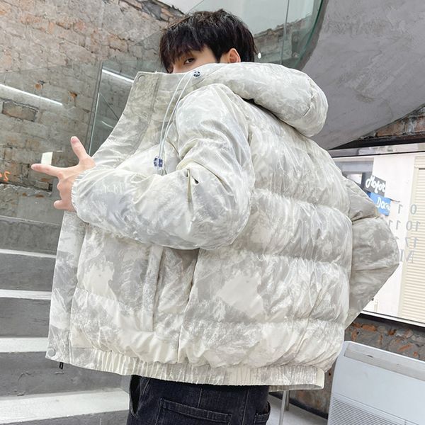 2021 et short light new winter trend hooded thickened white duck down men's coat handsome, Black
2021 et short light new winter trend hooded thickened white duck down men's coat handsome, Black