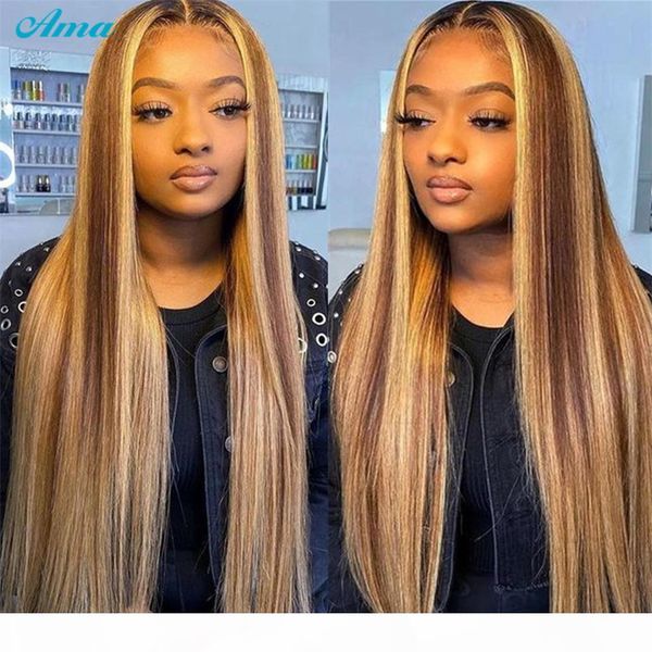 ombre highlight straight human hair wigs middle part, honey blonde brown deep parting remy hair wig for black women 150% density 22inch, Black;brown
ombre highlight straight human hair wigs middle part, honey blonde brown deep parting remy hair wig for black women 150% density 22inch, Black;brown