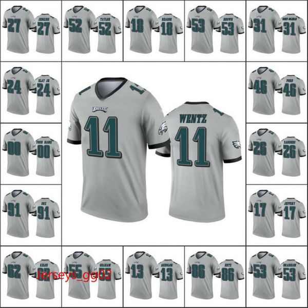 филадельфия орлы мужчины # 11 carson wentz 17 alshon jeffery 27 malcolm jenkins женщины молодежи нфл на заказ инвертированная легенда джерси, Black;red
филадельфия орлы мужчины # 11 carson wentz 17 alshon jeffery 27 malcolm jenkins женщины молодежи нфл на заказ инвертированная легенда джерси, Black;red