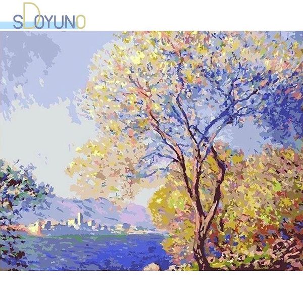 paintings sdoyuno 40x50cm oil painting by numbers kits scenery frameless paint tree diy digital canvas home decoration
paintings sdoyuno 40x50cm oil painting by numbers kits scenery frameless paint tree diy digital canvas home decoration