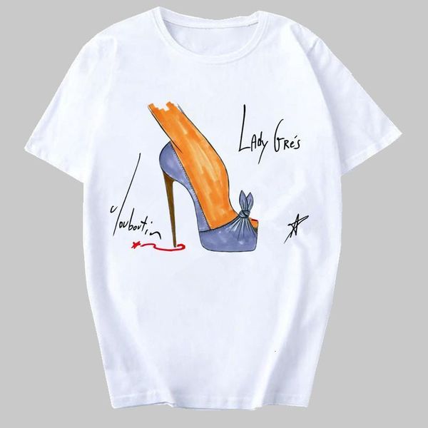 summer womens casual t shirt watercolor high heels fun viper t shirt punk print t shirt female hip hop street, White
summer womens casual t shirt watercolor high heels fun viper t shirt punk print t shirt female hip hop street, White