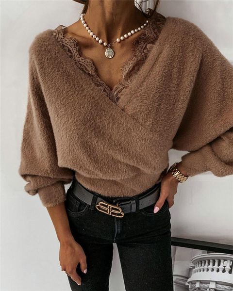 women's hoodies & sweatshirts fashion women plush sweatshirt casual wrap front autumn long sleeve deep v neck lace trim loose fit s, Black
women's hoodies & sweatshirts fashion women plush sweatshirt casual wrap front autumn long sleeve deep v neck lace trim loose fit s, Black