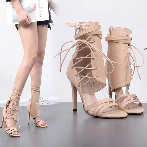 sandals women wild plus size length cross strap stiletto heels summer leather ladies black shoes high knees
sandals women wild plus size length cross strap stiletto heels summer leather ladies black shoes high knees