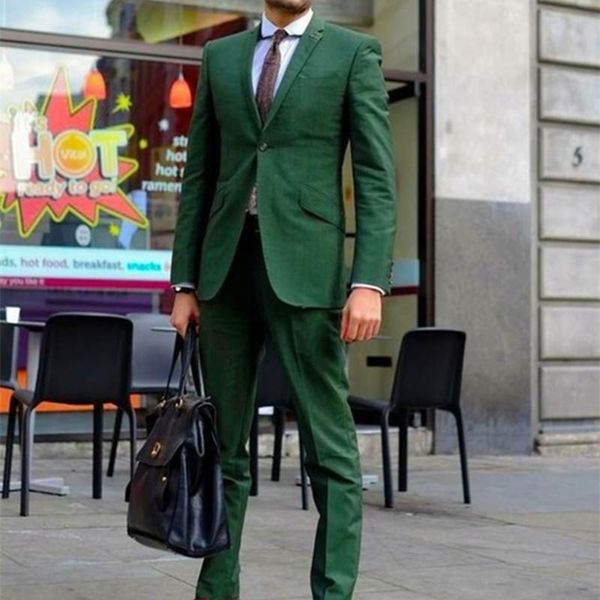 men's suits & blazers green men suit 2021 groom tuxedos groomsmen wedding party dinner latest coat pant man (jacket+pants+tie), White;black
men's suits & blazers green men suit 2021 groom tuxedos groomsmen wedding party dinner latest coat pant man (jacket+pants+tie), White;black