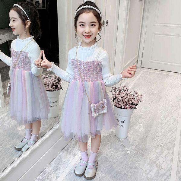 2020 autumn children's new girls' spring middle and big children korean version small fragrance rainbow lace collar woolen drs, Red;yellow
2020 autumn children's new girls' spring middle and big children korean version small fragrance rainbow lace collar woolen drs, Red;yellow