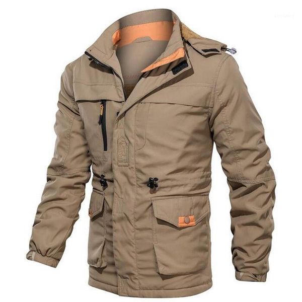 men outdoor jacket quick dry style coat male multi pockets hooded windbreaker hooded tooling coat1, Black;brown
men outdoor jacket quick dry style coat male multi pockets hooded windbreaker hooded tooling coat1, Black;brown