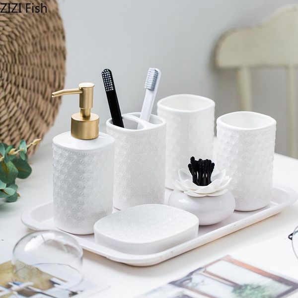 bath accessory set european style ceramics emboss bathroom 4 piece high-end mouth cup wash toothbrush holder creative kit
bath accessory set european style ceramics emboss bathroom 4 piece high-end mouth cup wash toothbrush holder creative kit
