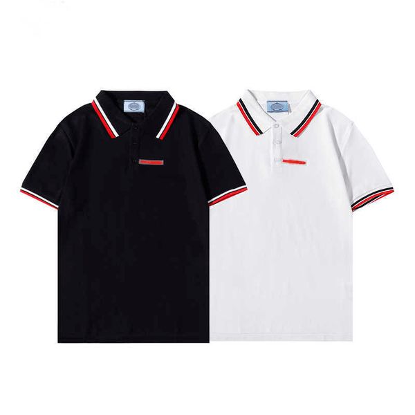 luxurious men's t-shirts p home polo shirt red rubber triangle for men and women cotton short sleeves, White;black
luxurious men's t-shirts p home polo shirt red rubber triangle for men and women cotton short sleeves, White;black
