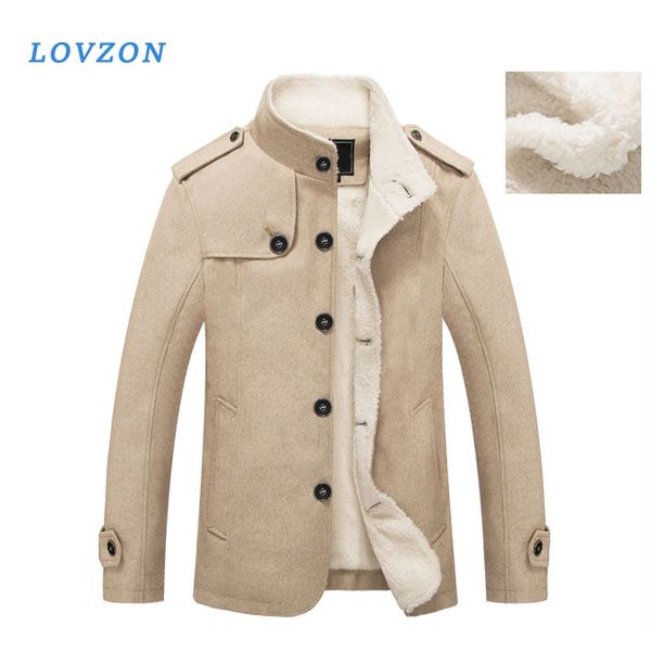 winter men's coat fleece lined thick warm wool coats autumn overcoat mens wool blend jackets brand clothing 2020 new, Black
winter men's coat fleece lined thick warm wool coats autumn overcoat mens wool blend jackets brand clothing 2020 new, Black