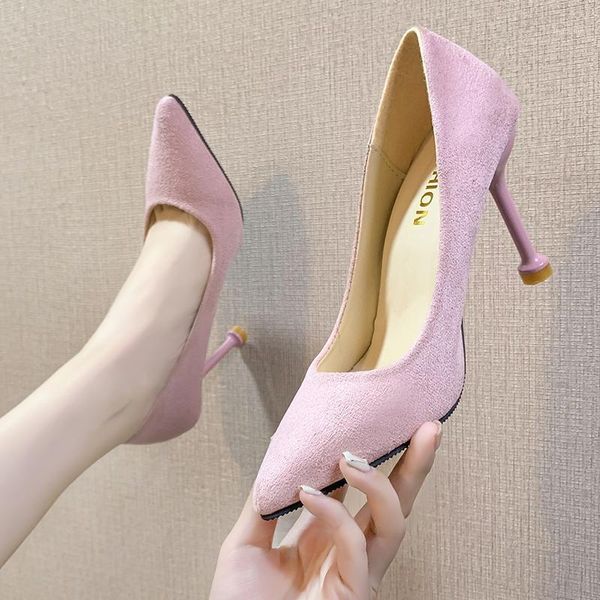 dress shoes 2021 women high heels female pumps solid colorful slip on pointed toe brand wedding u14-581, Black
dress shoes 2021 women high heels female pumps solid colorful slip on pointed toe brand wedding u14-581, Black