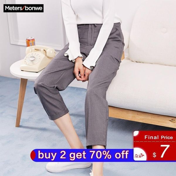 metersbonwe casual harems pants for women long harems trousers woman stretch waist office lady pants 753523 201031, Black;white
metersbonwe casual harems pants for women long harems trousers woman stretch waist office lady pants 753523 201031, Black;white