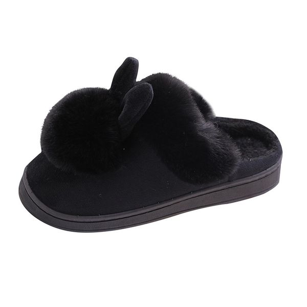 womail furry rabbit ears women winter soft slippers plush round toe women home flat slippers indoor shoes furry warm slipper y201026, Black
womail furry rabbit ears women winter soft slippers plush round toe women home flat slippers indoor shoes furry warm slipper y201026, Black