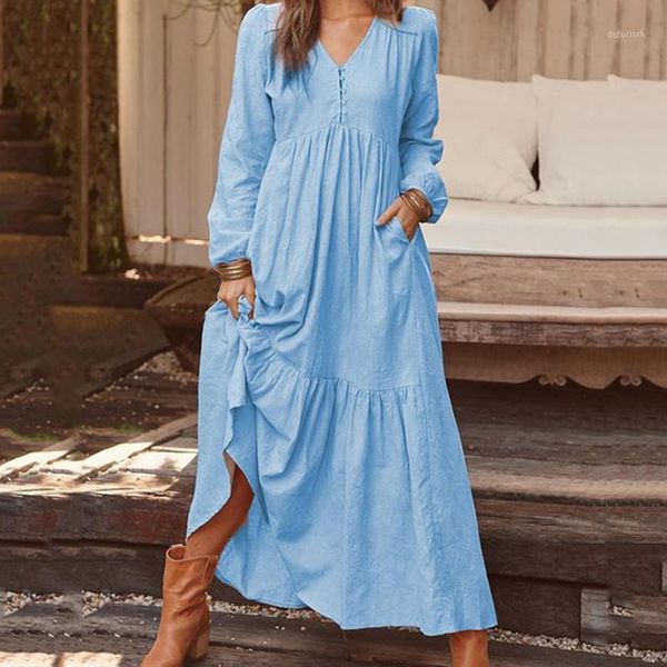 vintage lantern sleeve a line casual dresses women long sleeve v neck dress for ladies mid-calf dress vestidos with pocket1, Black;gray
vintage lantern sleeve a line casual dresses women long sleeve v neck dress for ladies mid-calf dress vestidos with pocket1, Black;gray