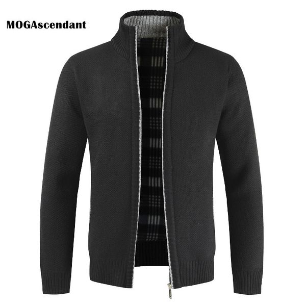 men's winter thick fleece cardigan new fashion business casual sweatercoat men slim fit knitwear outwear warm sweater jumper 201105, White;black
men's winter thick fleece cardigan new fashion business casual sweatercoat men slim fit knitwear outwear warm sweater jumper 201105, White;black