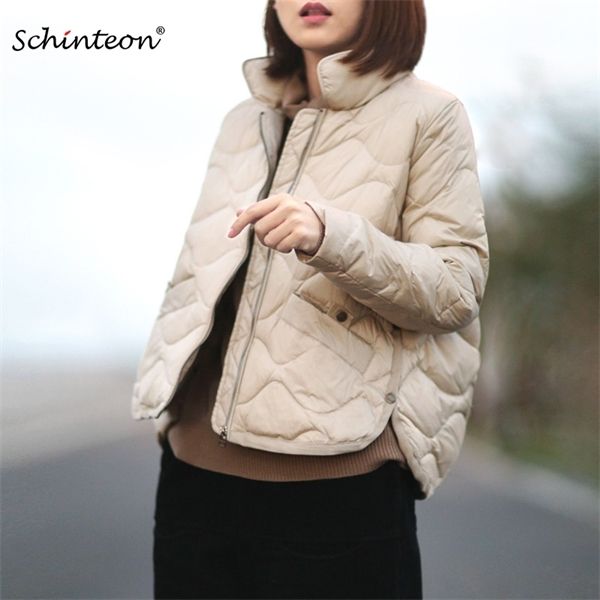 2020 schinteon korean style women light down jacket short coat loose over size warm autumn outwear stand collar c1204, Black
2020 schinteon korean style women light down jacket short coat loose over size warm autumn outwear stand collar c1204, Black