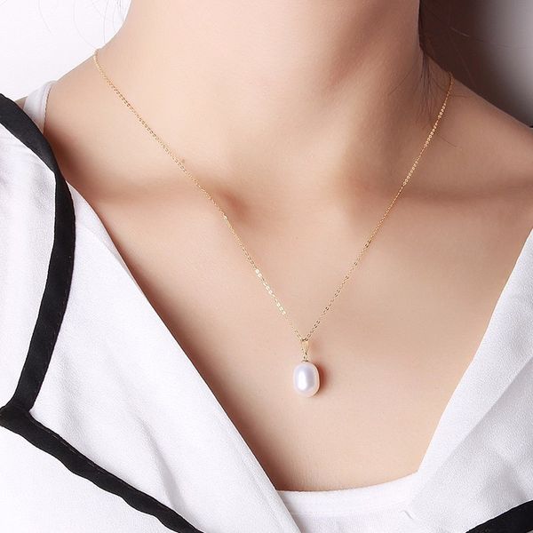 dainashi noble and luxurious 18k gold real natural white/pink/purple pearl pendants with chain fine jewelry for women gifts 1027, Silver
dainashi noble and luxurious 18k gold real natural white/pink/purple pearl pendants with chain fine jewelry for women gifts 1027, Silver