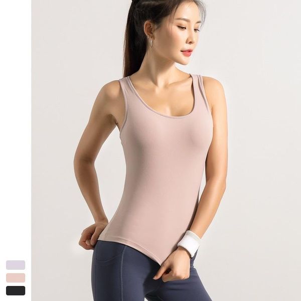 yoga outfits woman vest ushaped neck stretchy sleeveless shirt padded running cycling breathable quick dry fitness&body building, White;red
yoga outfits woman vest ushaped neck stretchy sleeveless shirt padded running cycling breathable quick dry fitness&body building, White;red