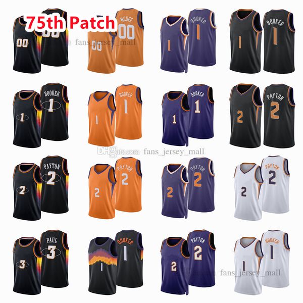 printed 75th patch city basketball jerseys chris 3 paul devin 1 booker javale 00 mcgee elfrid 2 payton jersey color white purple black custo, Black;red
printed 75th patch city basketball jerseys chris 3 paul devin 1 booker javale 00 mcgee elfrid 2 payton jersey color white purple black custo, Black;red