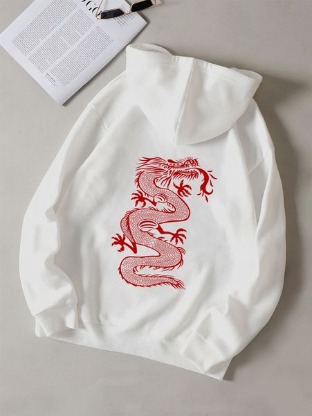 chinese dragon print kangaroo pocket thermal lined drawstring hoodie k9fu#, White;black
chinese dragon print kangaroo pocket thermal lined drawstring hoodie k9fu#, White;black
