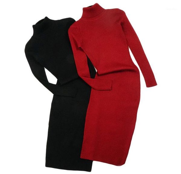 vintage 2020 slim midi pencil dresses autumn winter bodycon knitted turtleneck party women club knee length sweater dress1, Black;gray
vintage 2020 slim midi pencil dresses autumn winter bodycon knitted turtleneck party women club knee length sweater dress1, Black;gray