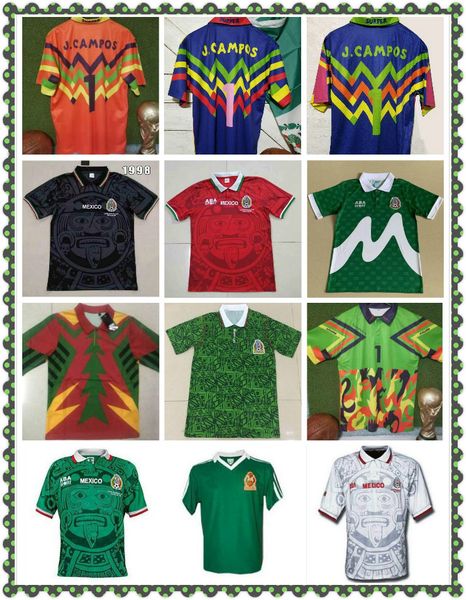 mexico 1986 1998 retro soccer jerseys blanco hernandez ramirez sanchez 86 98 vintage football camisetas classic shirts kit, Black;yellow
mexico 1986 1998 retro soccer jerseys blanco hernandez ramirez sanchez 86 98 vintage football camisetas classic shirts kit, Black;yellow