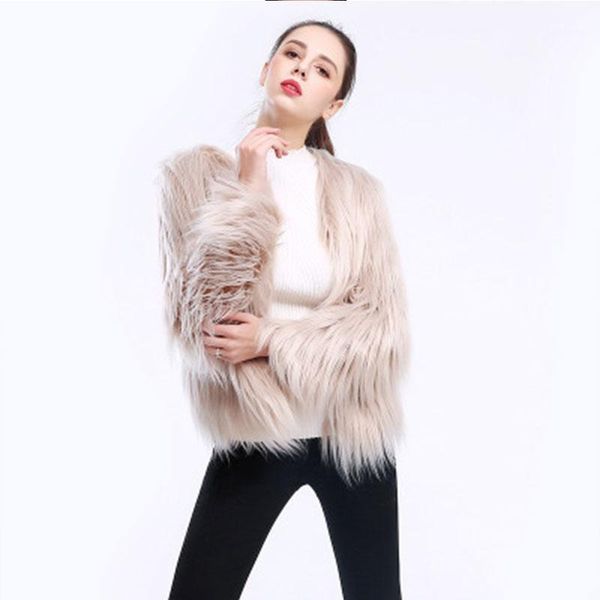 winter women fur coat 2019 long fur faux jacket fashion long sleeve teddy coat plus size thicken overcoat female clothing 311, Black
winter women fur coat 2019 long fur faux jacket fashion long sleeve teddy coat plus size thicken overcoat female clothing 311, Black