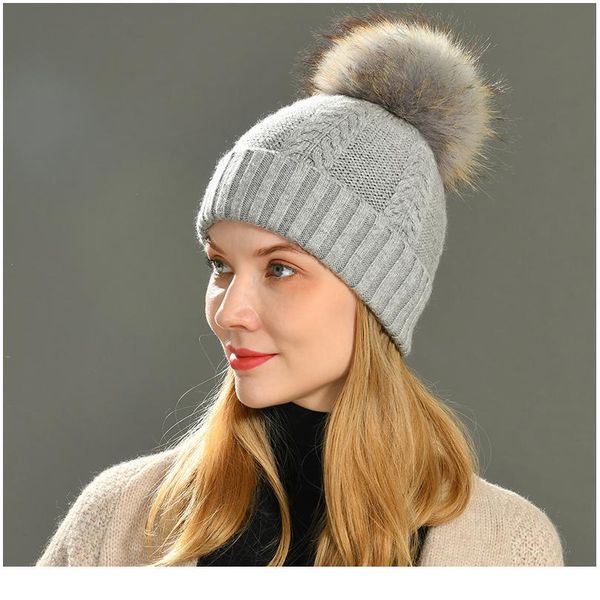 winter real raccoon fur pom pom hat women ladies wool knitted cap with big fluffy fur pompom wool cashmere angora fu qylpsx, White
winter real raccoon fur pom pom hat women ladies wool knitted cap with big fluffy fur pompom wool cashmere angora fu qylpsx, White