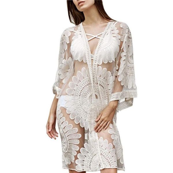 women sun protection cardigan lace embroidered casual long sleeve summer beach white black korean saco
women sun protection cardigan lace embroidered casual long sleeve summer beach white black korean saco